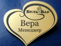 Бейджик пластиковый