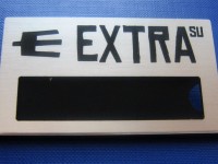 Бейдж пластиковый 70х35мм