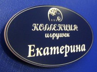 Бейдж из пластика