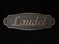 Табличка латунная с рельефом 300х100х8мм