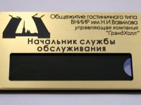 Бейджик. Graflux-L225, 70х40мм