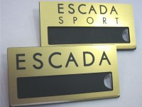 Бейджи пластиковые, 70х40мм