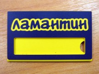 Бейдж со сменным полем, 70х40мм, L-250