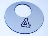 Номерок. Graflux L-224 1,5мм. 45х45