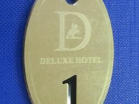 Номерок из латуни