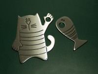 Брелок металлический