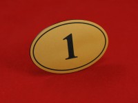 Номер на дверь 80х50мм