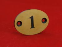 Номер на кресло 60х40мм