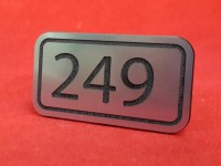 Шильда для гардероба 45х25мм