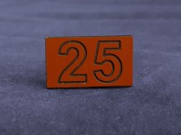 Шильда для гардероба 25х15мм