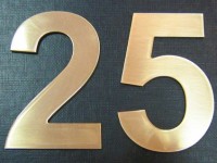 Цифры латунные