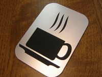 Табличка на дверь 100х70х1,5мм, Graflux L-226