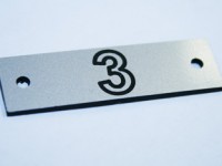 Шильда из пластика Graflux L-224, 50х15мм