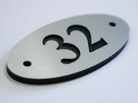 Шильда из пластика. Rowmark 384, 60х30мм