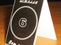 Настольная табличка. Graflux-L228 1,5мм. 70х50