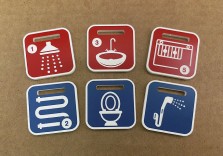 Брелки для ключей 30х30х3мм