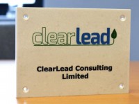 Табличка из искусственного камня с эмалью