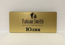 Бейдж пластиковый с магнитом