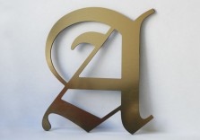 Буква из пластика 3мм