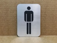 Табличка для туалета 100х70х1,5мм