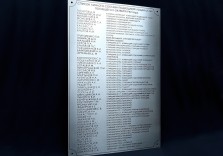 Табличка памятная 300х200мм