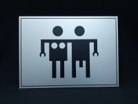 Табличка для туалета 150х100мм