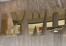 Буквы из нержавеющей стали с покрытием «Нитридом Титана».